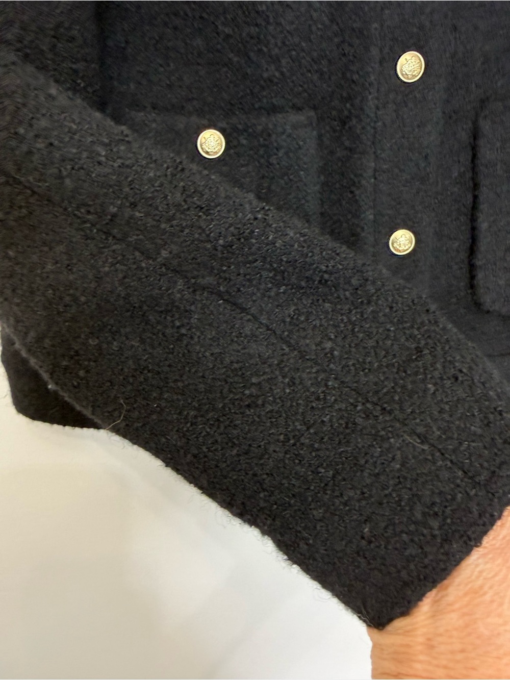 J. Crew Collection Cropped Lady Jacket Italian Wool-Blend Bouclé Size 10 BJ941 - Picture 6 of 15